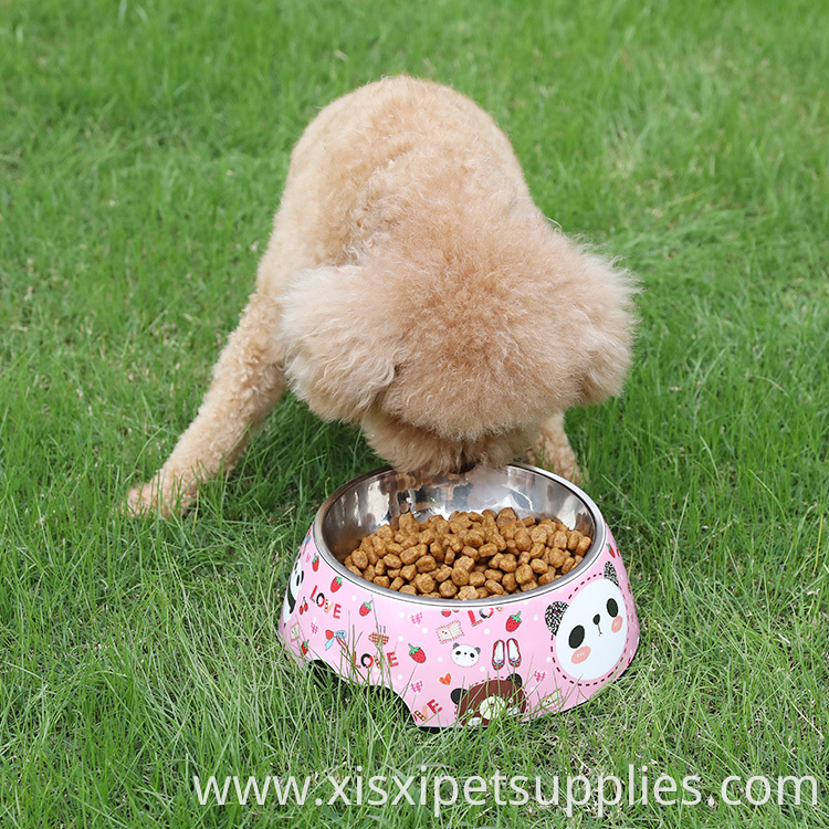 Support Samples Wholesale Factory Price Pet Dog Melamine Food Bowl